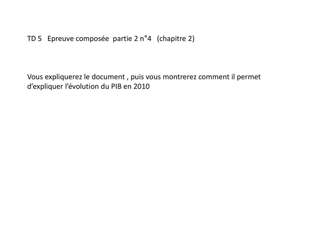 TD 5 Epreuve composée partie 2 n3 chapitre 1 ppt télécharger